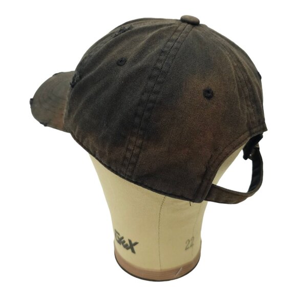 Muka Henny Bottle Groot Distressed Faded Adjustable Cap Trucker Baseball Hat - Picture 12 of 13